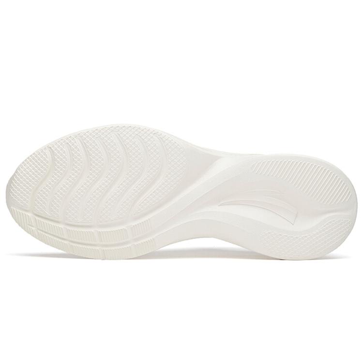 Anta Cushioning Slip Resistant Low Top Running Shoes Men's Ivory White 112235570S-5