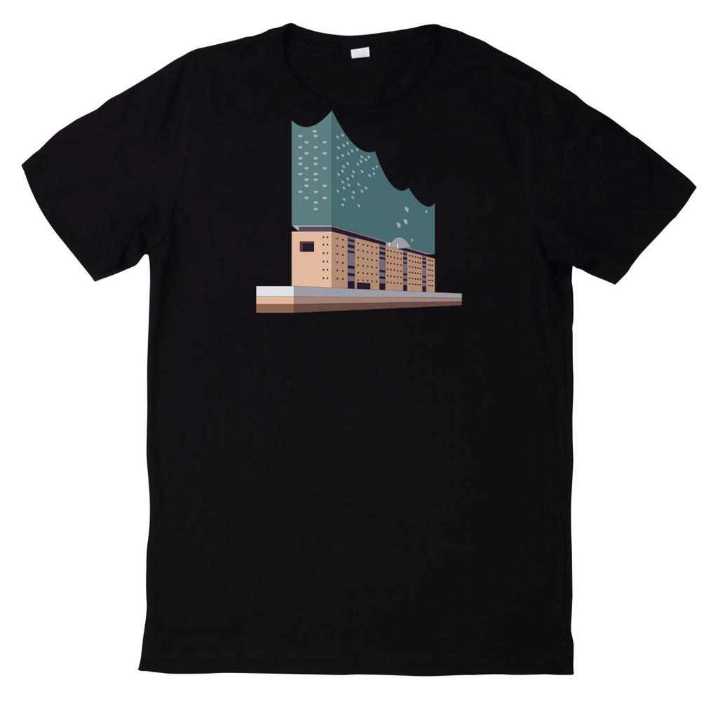 T-Shirt Hamburg Hamburger Wappen Souvenir Geschenk MotivWird in neuem Fenster oder Tab geöffnet