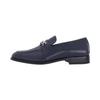 Interlocking Leather Casual Leather Shoes Men's Dark Blue 739774 AABUV 4157