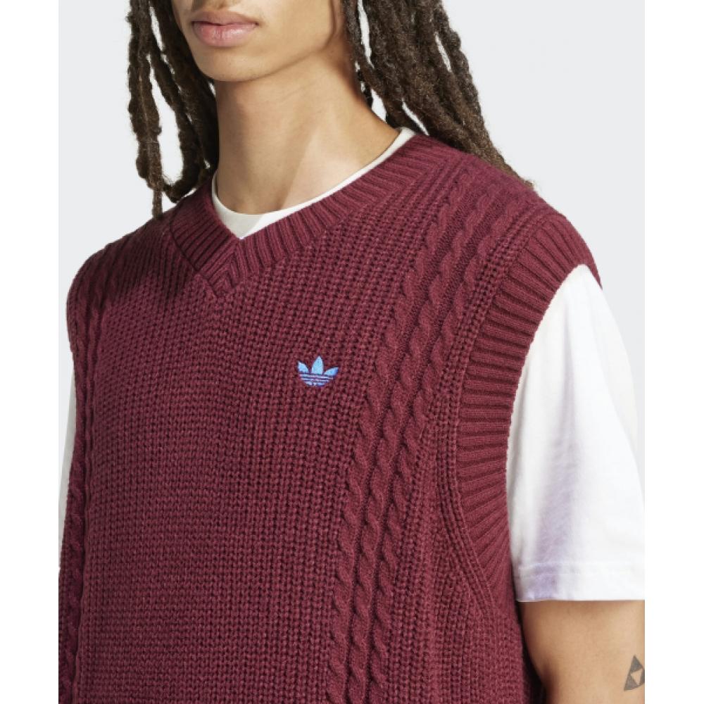 Adidas 70s Knit Vest Shadow Red Jn5974