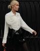 Herbstmode für Damen: Französisches Plissee 3D Blumen Streetstyle Hemd