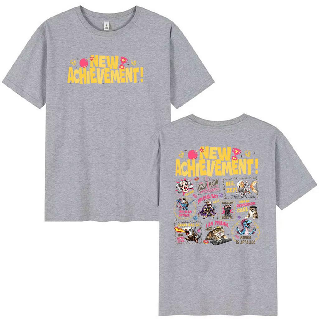 2027 Cooles Neues AchieveUnisext Dungeon Crawler Carl T-Shirt Prinzessin Donut Spiel Cosplay Kurzarm T-Shirt Unisex WoUnisex Hohe Qualität C