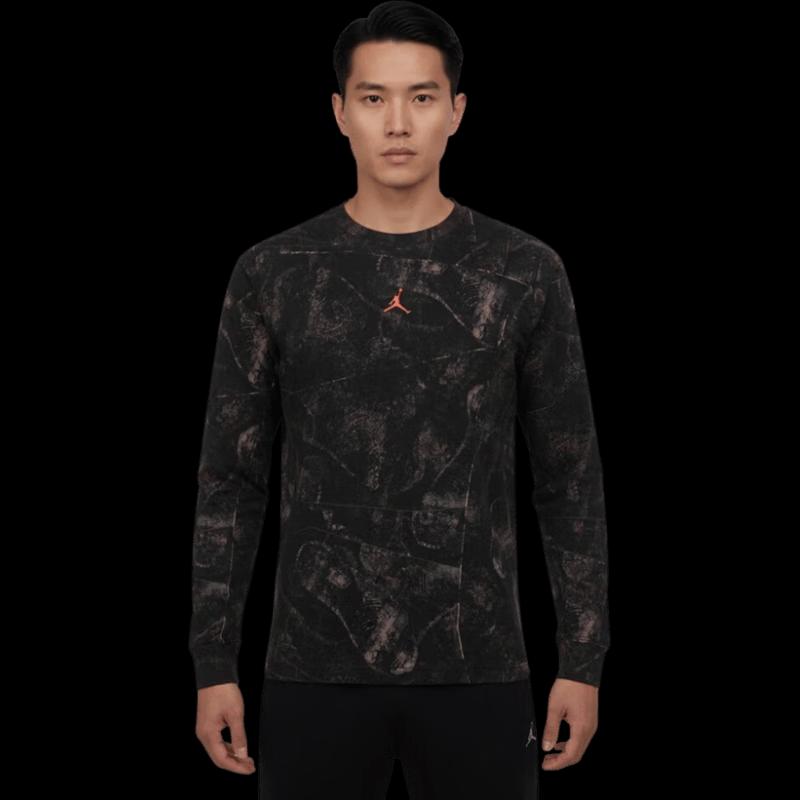 Jordan Men s Long Sleeve Knit Shirt L