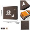Frosted Leather Car Logo Wallet Coin Pocket Photo Card Men Purses For Honda Mugen Power Civic Accord CRV Hrv Jazz VTEC Accessory FL3