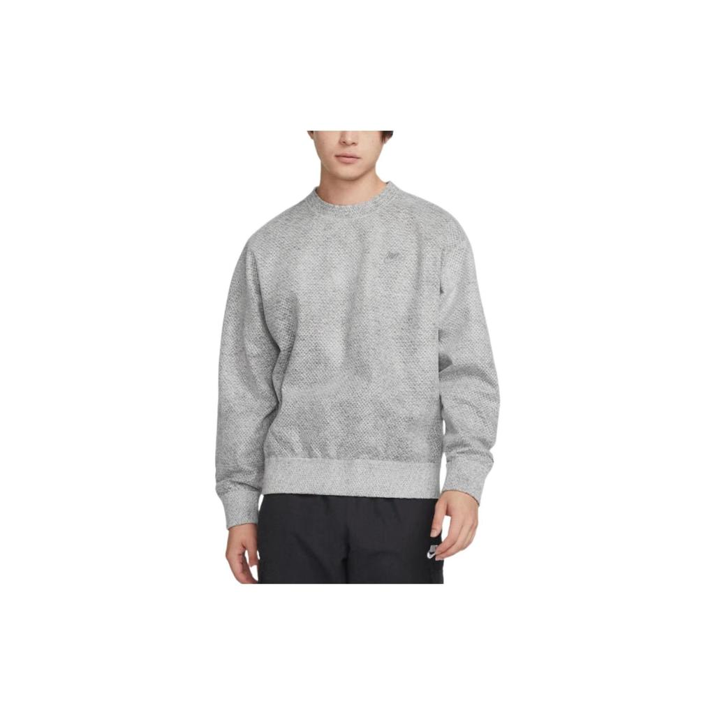 Nike Forward Sweatshirts Men's Gray Crew Neck Moderate Other DQ4265-077