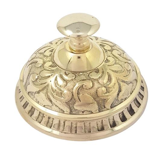 Brass Nautical  Desk Bell Table Bells Call Bell Reception Bell (3.5 Inches)
