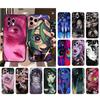 Phone Case For Iphone 17 Pro Max 17 Pro Air 16 15 14 13 Pro Max 15 16 Pro 15Plus Anime Girl Art Horror Eyes