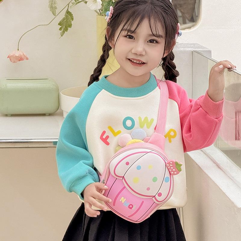 Stylish Lightweight And Oxford Fabric Chest Bag For Kids With Fun Design Cartoon