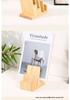 Pre-sale Wooden Business Card and Magazine Display Stand with Non-slip Base