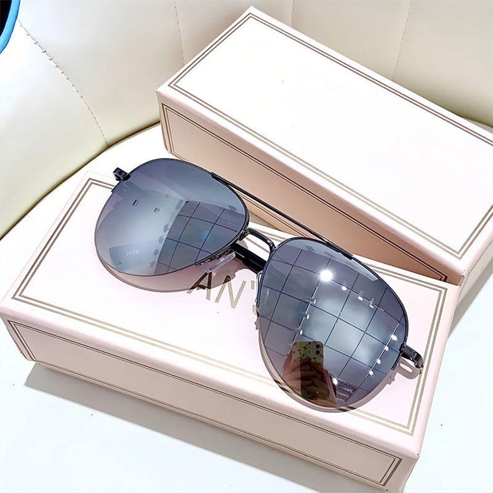 Fashion Gradient Sunglasses Trendy Big Frame Pilot Sun Glasses Cycling Driving Shades UV400 Protection Eyewear