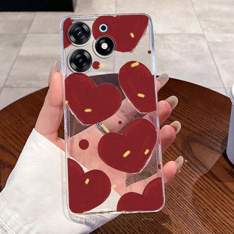 For Tecno Spark 10 Pro Case KI7 Silicone Aesthetic Cute Cat Back Cover for Techno Spark 10 Pro Transparent Soft Phone Case