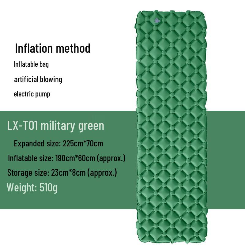 Ultralight Moisture-Proof TPU Air Mattress: Essential Inflatable Camping Pad