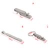 Hiking Titanium Alloy Buckle Ribbon Ending Buckles Belt Clip Quick Draw Keychain Hanging Buckles Key Ring