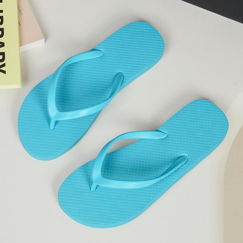 Beach Flip-flops Cool Slippers Women's Fashion Solid Color Versatile New Simple Classic Soft Bottom Summer Flip-flops Women