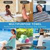 1pc Turkish Cotton Beach Towel, Oversized And Sand Free, Quick DryTowel, Beach Blanket For Bathing Swimming, 39*71 In, BathroomA