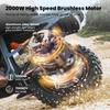 iScooter DX5 Max Electric Dirt Bike, 2000W Motor 52V 20AH Battery, E-Bike For Adults Dual Hydraulic Disc Brakes & NFC Color Display