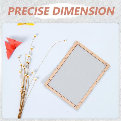 Dřevěný rám s okrajovým sítkem 30x40cm Přesný rám na výrobu papíru DIY forma na papírové řemesla Síťka pro projekty se sušenými květinami