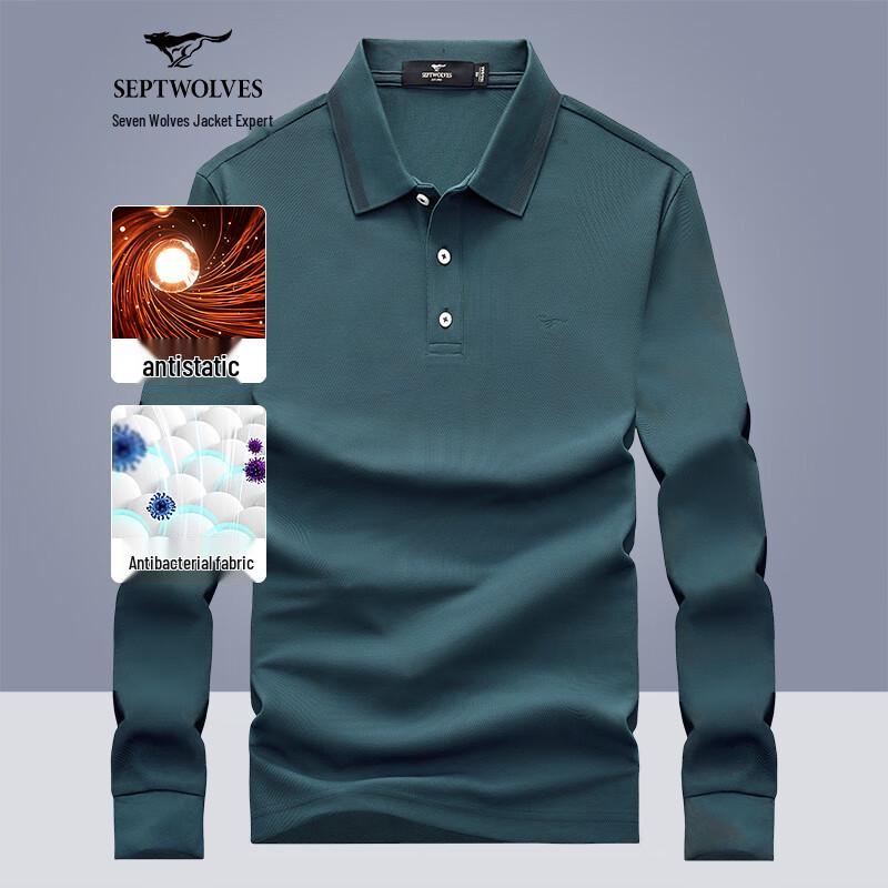 Septwolves Men s Long-Sleeve Anti-Static Polo Shirt XL