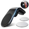 Suport magnetic pentru telefon auto, clemă de ventilație, rotație 360°, suport mobil GPS pentru telefon mobil în mașină, pentru iPhone, Samsung, Huawei