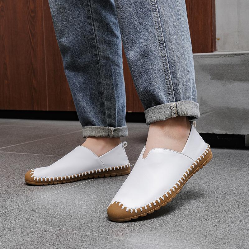 Fashion Lightweight Business Work Shoes Man Leather Summer Driving Shoes Fashion Classic Loafers for Men Luxury Male Casual Footwear