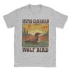 Oversized TShirt Beach Stupid Canadian Wolf Bird Funny Loon Humor Hippie T Shirts Cotton Tshirt for Men Casual Design Top Tees