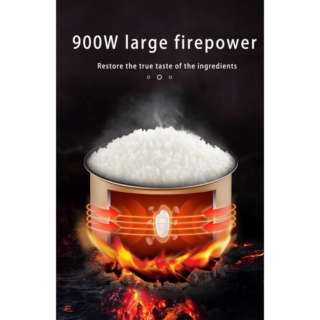 5L Großraum Smart Reiskocher Haushalt Elektrischer Antihaft-Kocher Ein-Knopf Automatik-Kochmaschine