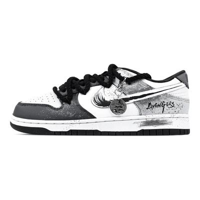 Dunk Skyfall Torrent 1 Scatola Cuore Resistenti all'Abrasione Scarpe da Skateboard Basse Unisex Nero Grigio HF5441-100(Team773-1-)