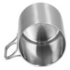 Edelstahltasse Korrosionsbeständig Klappgriff Klappdesign Exquisite Kaffeetasse