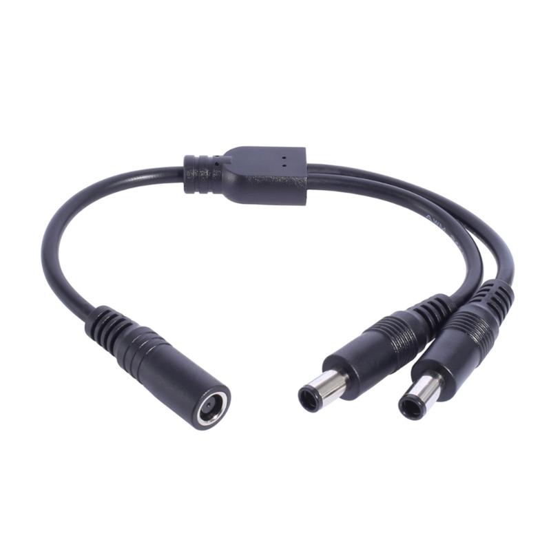30cm Long PVC DC7.4x5.0mm Splitter Cable Ensuring Stable Power Transmission and Long Use for Various Devices