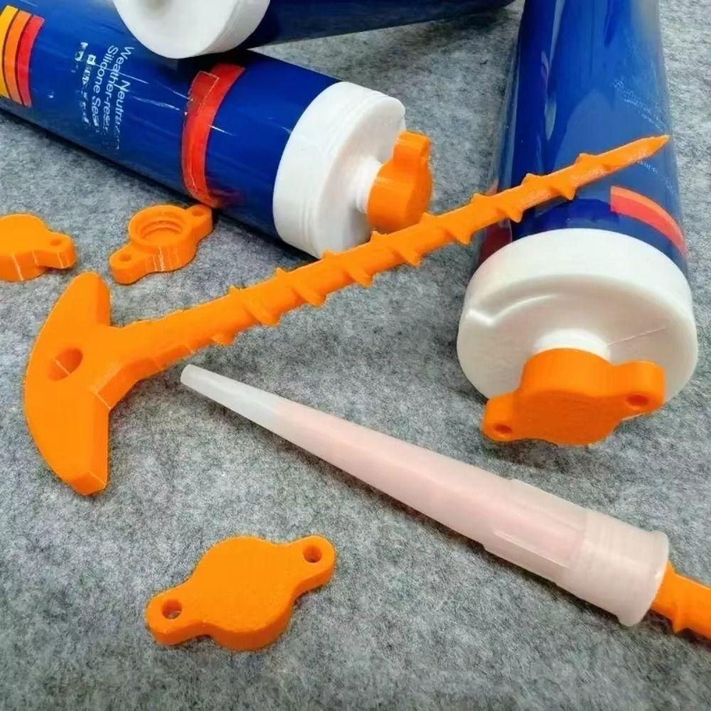 Handy DIY Tool Glass Glue Sealing Cap 3D Printing Sealant Cover New Sealant Nozzle Dredge Home