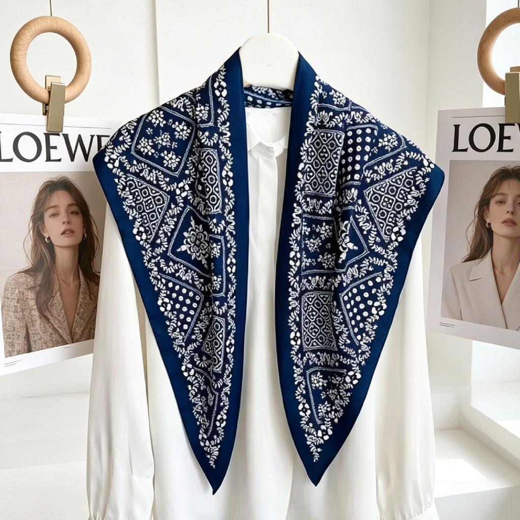 Spring and summer printed skirt women's triangle towel skirt curtain decorative belt towel stacked short skirt fart curtain new fashion