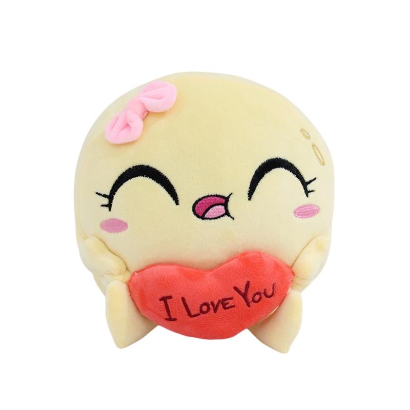 Плюшевая игрушка Чоко и Блинчик Любовь Блинчик Шоколад Мягкая игрушка Уникальная и мягкая плюшевая игрушка мультяшного персонажа Yellow