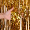 4 Bright Meter Shiny Rain Curtain For Captivating Party Decor And Displays Holiday