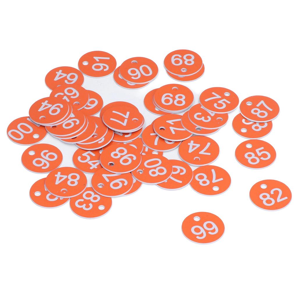 50Pcs Numbered Label Round Simple Beautiful Beehive Tag Breeding Supplies for Beekeeping Animal Husbandry