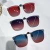 Clip On Sunglasse Flip Up Glasses Gradient Polarized Photochromic Sunglasses UV400 Goggles Sunglasses Night Vison Goggles
