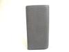 Authentic LOUIS VUITTON Gray Taiga Leather Flap Bill Wallet Portefeuille Long #a564 Refurbished