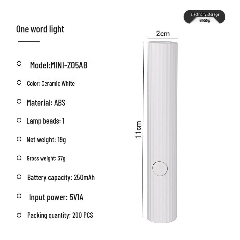 Portable Rechargeable UV Nail Art Quick-Dry Light Holder