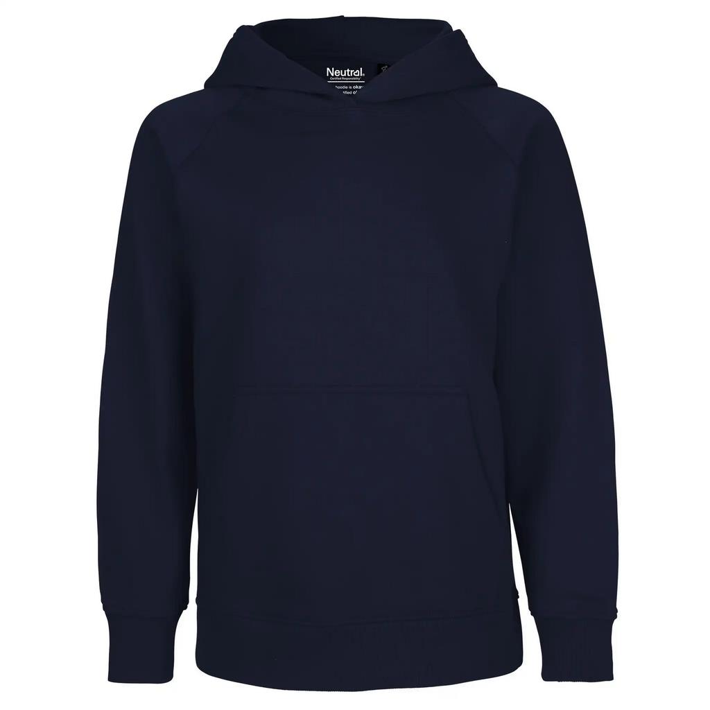 Neutral Childrens/Kids Plain Hoodie