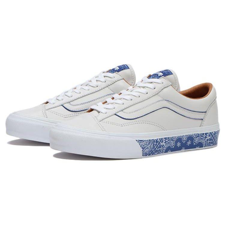 Vans Style 36 VLT LX Bandana - White True Blue Unisex Sneakers VN0A5FC37WM
