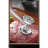 Legierung Fleischklopfer Hammer, Doppelseitiger Küchenfleischklopfer, Steakklopfer mit rutschfestem Griff, Robuster Fleischklopfer