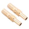 Brass Fitting Hose Barb Tail Reducer Reducing Plug Connector (6mm-8mm 4 pcs)