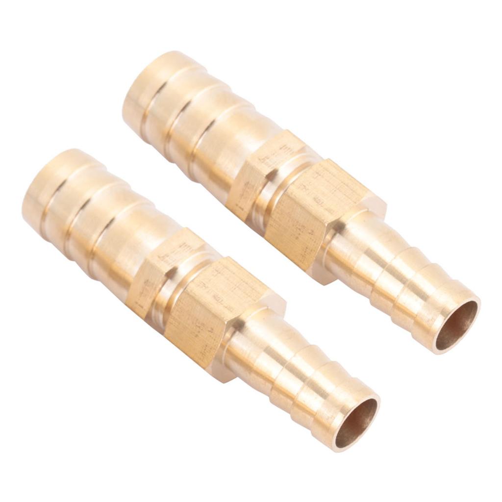 Brass Fitting Hose Barb Tail Reducer Reducing Plug Connector (6mm-8mm 4 pcs)