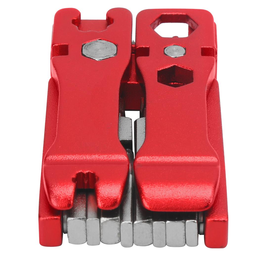19 In 1 Bicycle Repair Tool Foldable Cycling Repair Tool Kit Hex Wrench Screwdriver SetRed