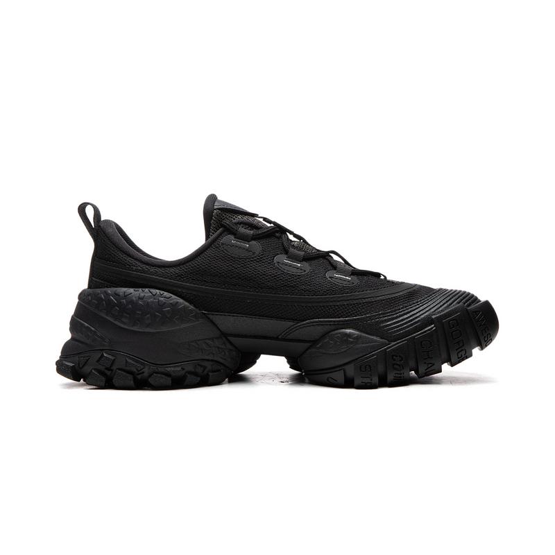 Li Ning Outdoor CF Tracing, Forest Environment Low Top Outdoor Hiking Shoes Unisex Night Black AHCW027-2