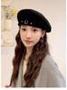 Spring & Autumn Large Head British Casual Style Beret - Women's Versatile Fashion Trend, Slimming Look