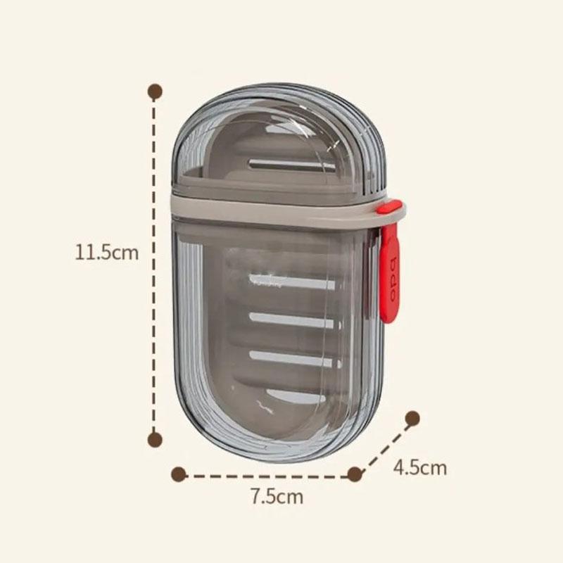 

Портативный держатель для мыла, контейнер для дорожного мыла с крышкой, дорожное мыло 1Pc