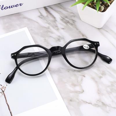 Fashion Finished Reading Glasses Women Anti Blue Light Presbyopic Glasses Vintage Black Small Frame Hyperopia Glasses +1.0 ~+4.0