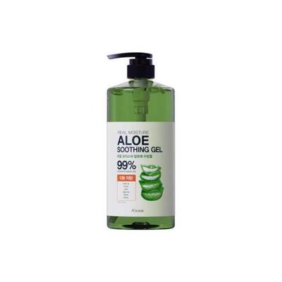 Asome Grande Capacidade Aloe Vera Gel Calmante Real 1000ml / Creme Hidratante/Hidratante/Massagem, 1 peça