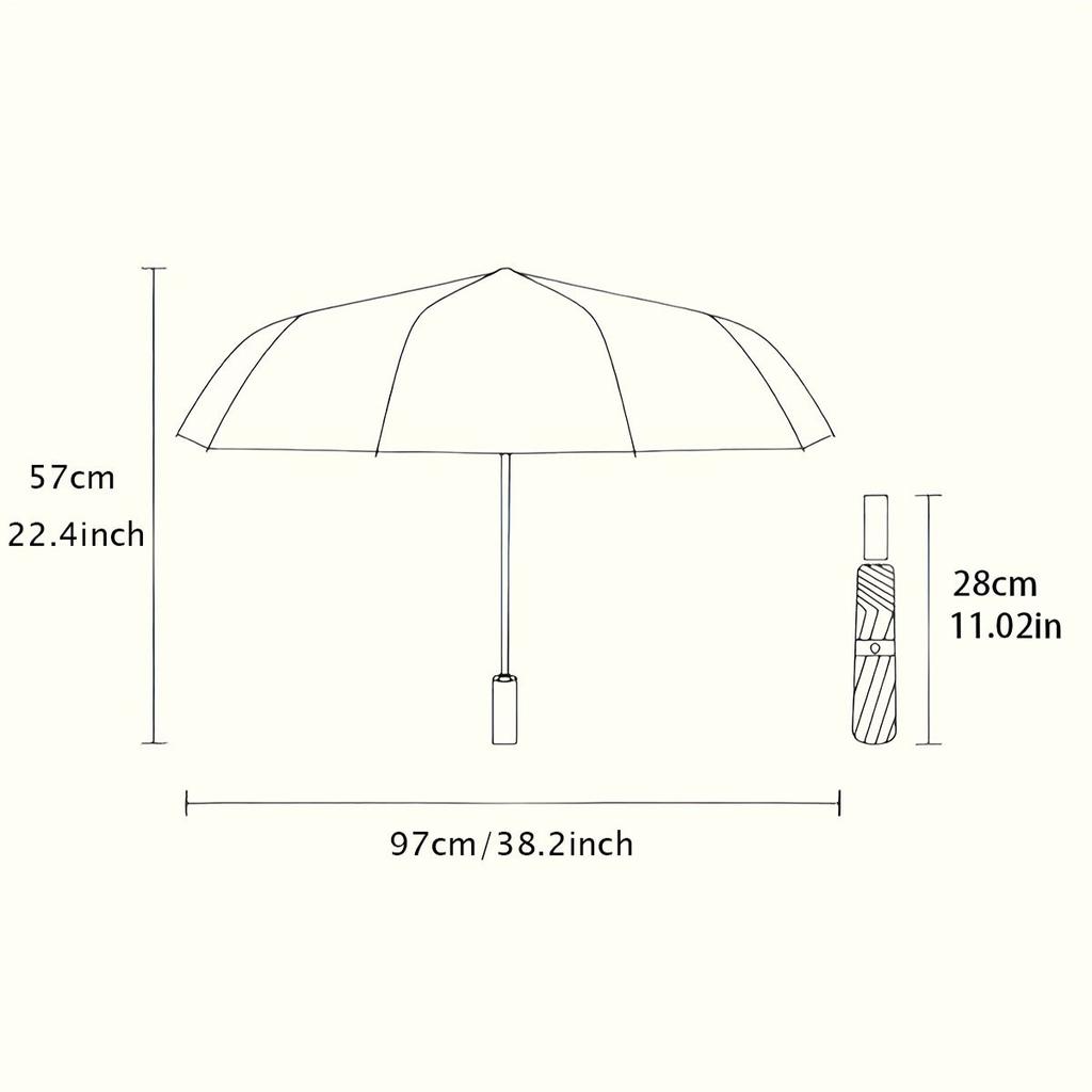 Automatic Soccer Design Umbrella - 8-Rib Windproof Open/Close, Portable Collapsible & Adult Soccer Fan Umbrella, Ideal Gift,,