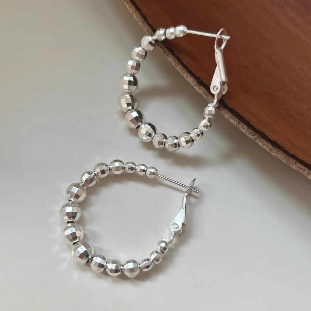 Fashion Circle Earrings Niche Light Luxury Simple High-end Temperament Trendy Gift Elegant Lady's Classic Accessories